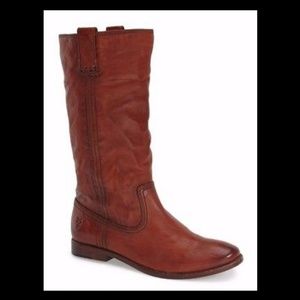 FRYE Boots - Mid Leather pull-on